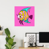 Poster Percages de poissons (Bureau à domicile)