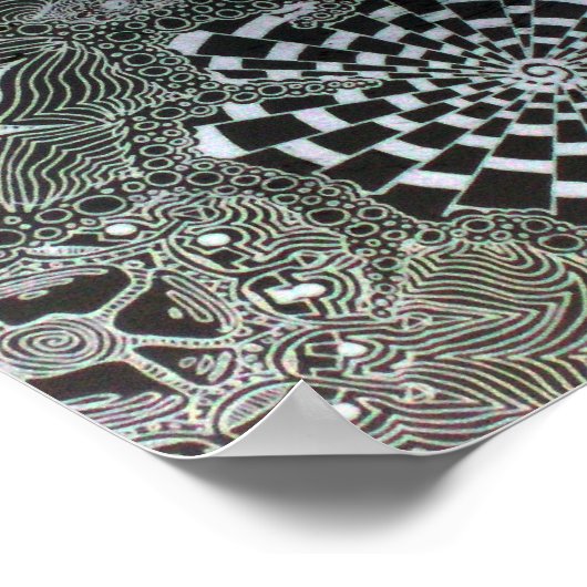 Poster Perception d'un trou noir (Coin)