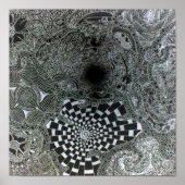 Poster Perception d'un trou noir (Devant)