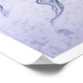Poster Perception oculaire neurographique abstraite (Coin)