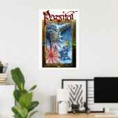 POSTER PERCEVAL ET VISION DU SAINT GRAAL (Bureau à domicile)
