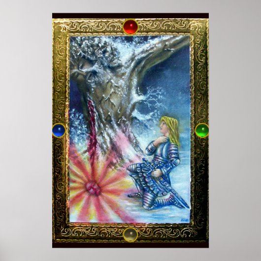 POSTER PERCEVAL ET VISION DU SAINT GRAAL (Devant)