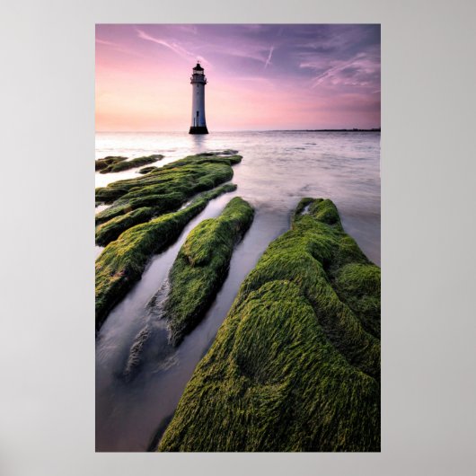 Poster Perch rock lighthouse (Devant)