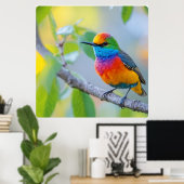 Poster perché de Bruant Vibrant (Bureau à domicile)