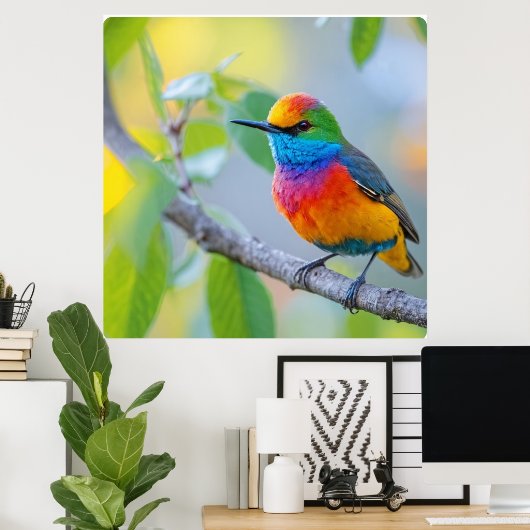 Poster perché de Bruant Vibrant (Bureau à domicile)