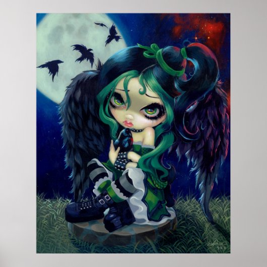 Poster Perched and Sat and Nothing More ART PRINT fairy (Devant)