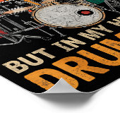 Poster Percussionist Drumming For Drum Set Lover Drummers (Coin)