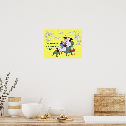 Poster Perdez-Vous À L'Aventure...LIRE ! (Cuisine)