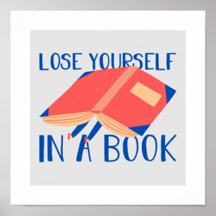 Poster Perdez-vous dans un livre