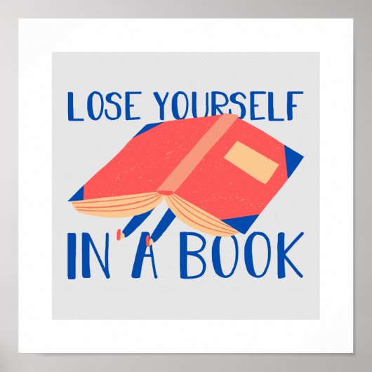 Poster Perdez-vous dans un livre (Devant)
