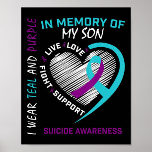 Poster Perdre L'Enfant En Mémoire De Mon Fils Sensibilisa