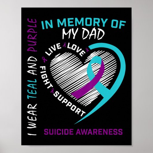 Poster Perdre Père En Mémoire De Mon Père Suicide Sensibi (Devant)