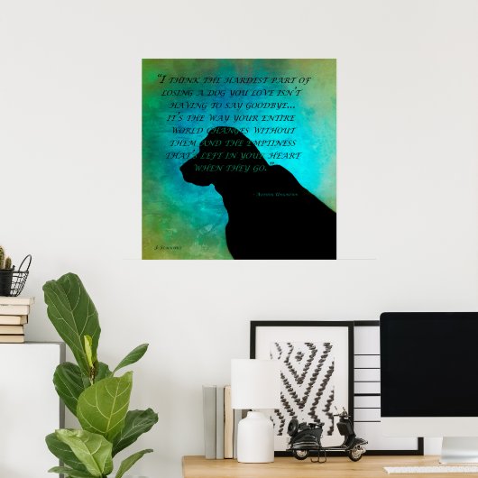 Poster Perdre un chien (Bureau à domicile)