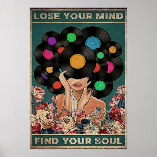 Poster Perdre votre esprit Trouver votre âme