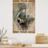 Poster Perdre votre esprit Trouver votre âme (Cuisine)