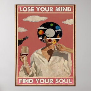 Poster Perdre votre esprit Trouver votre âme