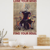 Poster Perdre votre esprit Trouver votre âme (Cuisine)