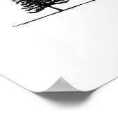 Poster Perdu : arbre solitaire (Coin)