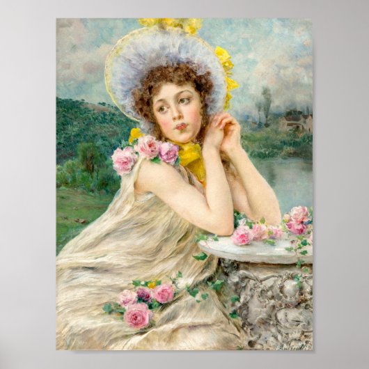 Poster Perdu dans la pensée (Devant)