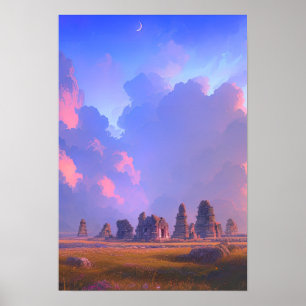 Poster Perdu dans le désert