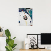 Poster perdu dans l'espace (Bureau à domicile)