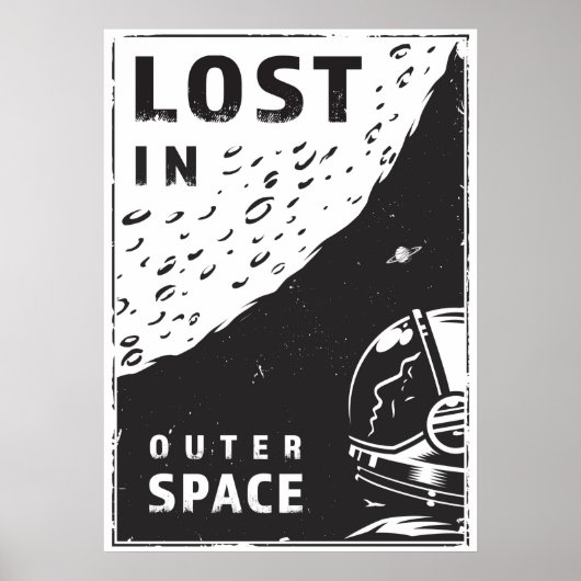 Poster Perdu Dans L'Espace (Devant)