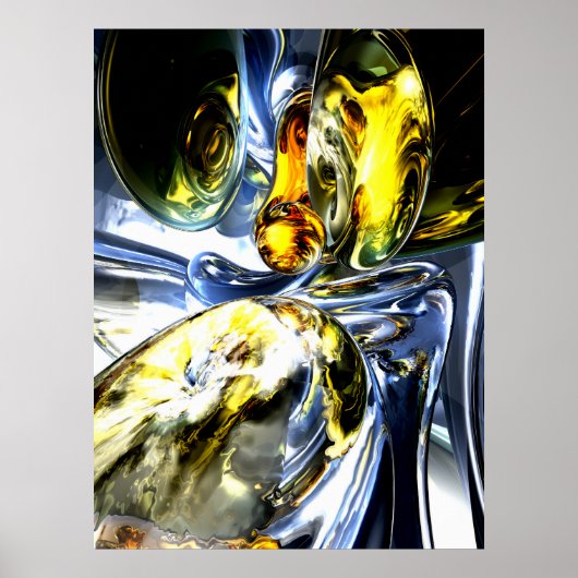 Poster perdu dans l'espace Abstrait (Devant)