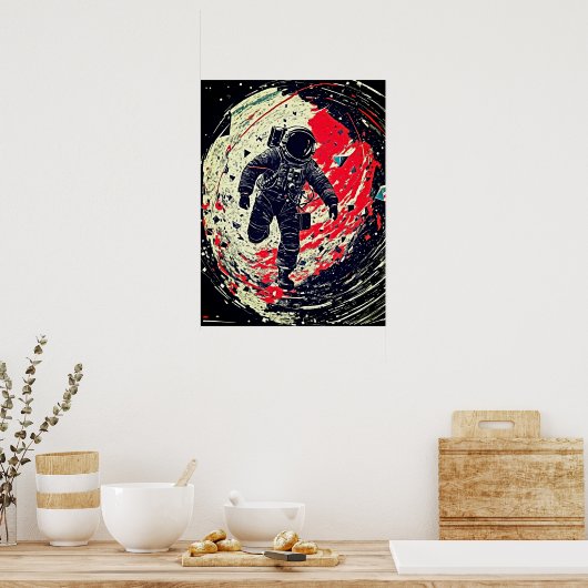 Poster Perdu dans l'espace : La réalité brisée de l'astro (Cuisine)