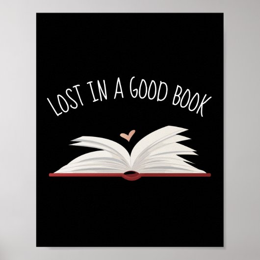 Poster Perdu dans un bon livre (Devant)