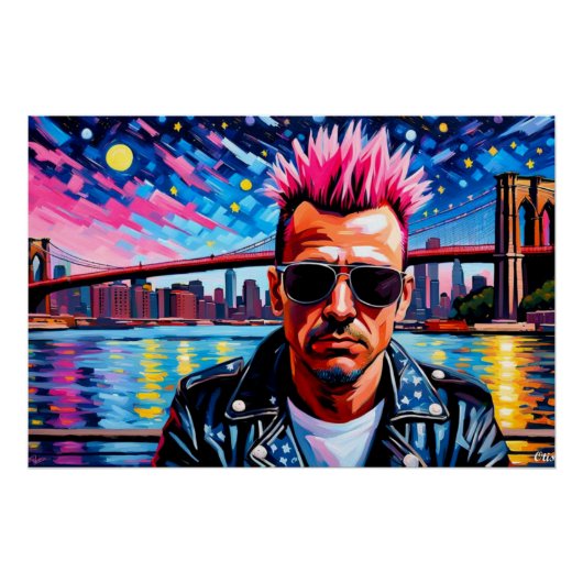 POSTER PERDU GARÇONS-PUNK DANS LA VILLE 2 (Devant)