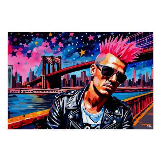POSTER PERDU GARÇONS-PUNK DANS LA VILLE 3 (Devant)