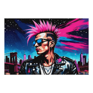 POSTER PERDU GARÇONS-PUNK DANS LA VILLE 4
