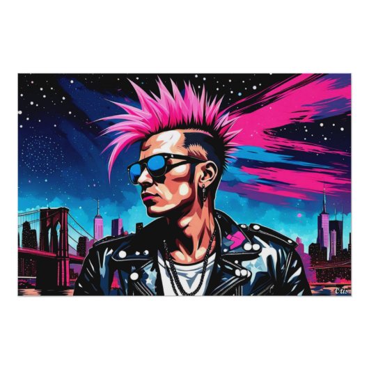 POSTER PERDU GARÇONS-PUNK DANS LA VILLE 4 (Devant)