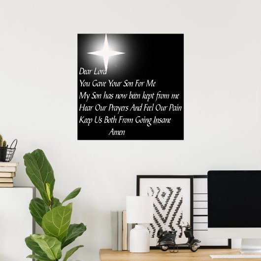 Poster Père à père (Bureau à domicile)