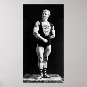POSTER PÈRE DE BODYBUILDING - EUGEN SANDOW 1893