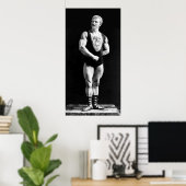 POSTER PÈRE DE BODYBUILDING - EUGEN SANDOW 1893 (Bureau à domicile)
