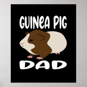 Poster Père de Funny Guinée   Pet   Cool Pet Lover