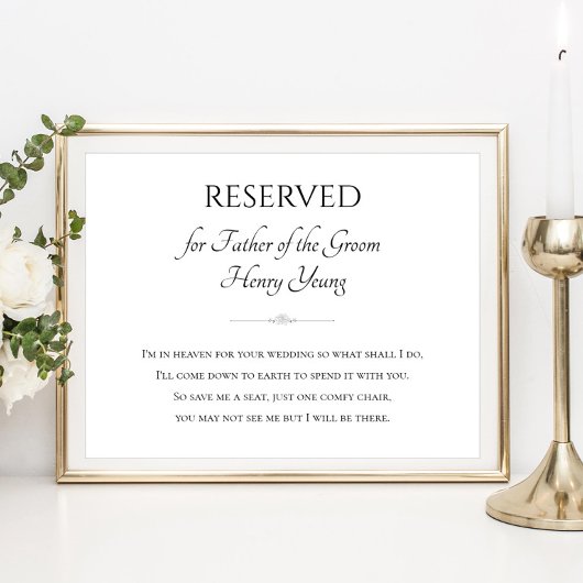 Poster Père de la chambre Je suis dans le paradis pour vo