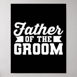 Poster Père De La Chambre Papa Mariage Bachelor Party