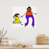 Poster Père Et Fille (Cuisine)