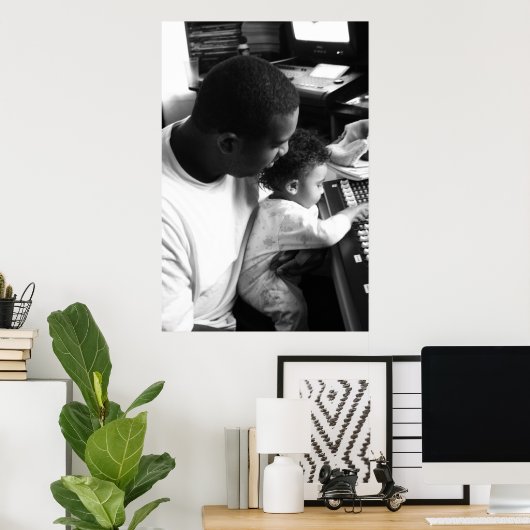 Poster Père & Fils (Bureau à domicile)