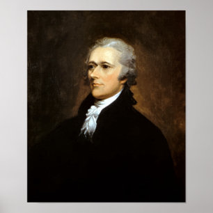 Poster Père fondateur Alexander Hamilton