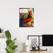 Poster Père Goose des années 1920 - coq (Bureau à domicile)