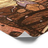 Poster Père Heure Nouvel An Vintage (Coin)