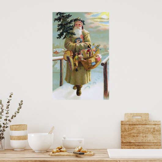 Poster Père Noël (Cuisine)