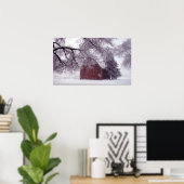 Poster Père Noël (Bureau à domicile)