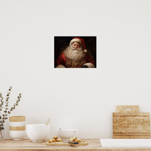 Poster Père Noël (Cuisine)