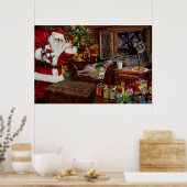Poster Père Noël (Cuisine)