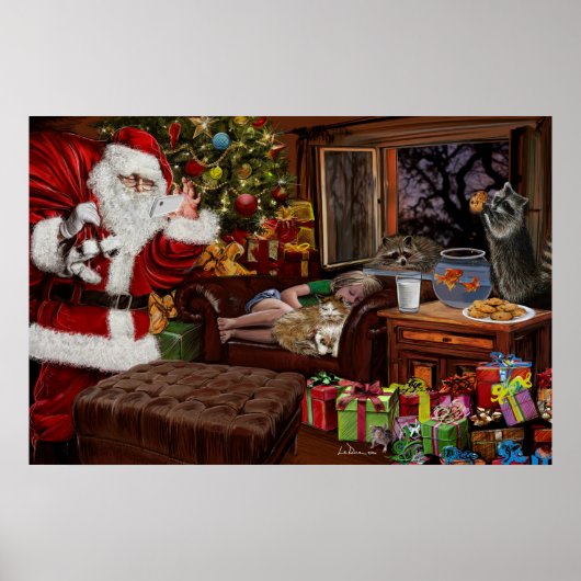 Poster Père Noël (Devant)