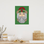 Poster Père Noël (Cuisine)